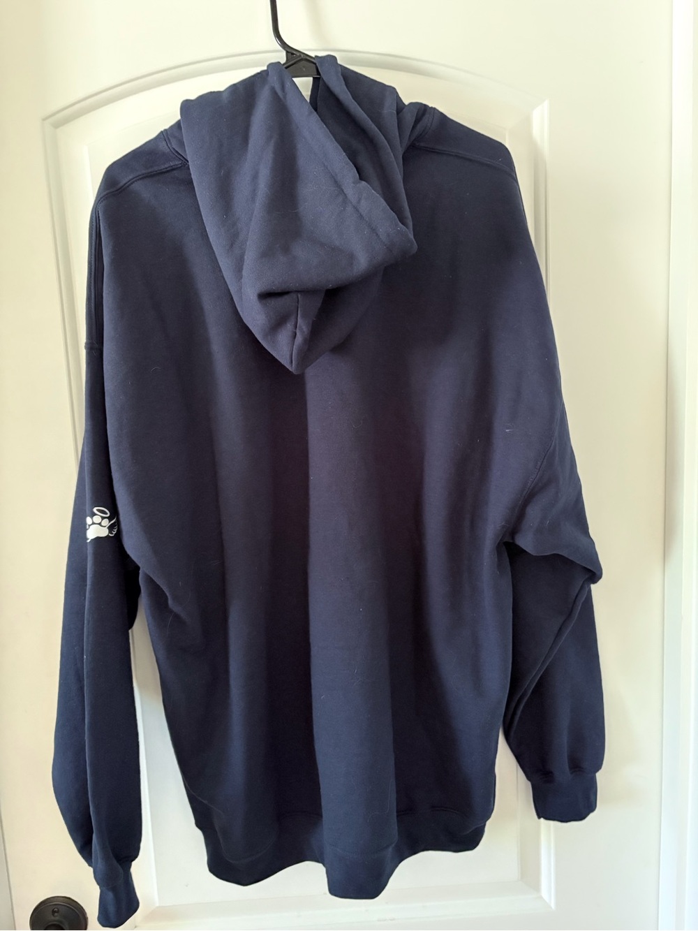 Custom made Live Love Bark Navy Hoodie - Dog Lover Hoodie XXL - Picture 2 of 4
